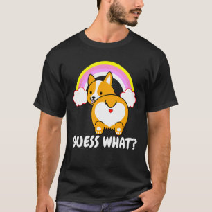 T-shirt Devinez Ce Corgi Butt Chien Maman Cute Corgi