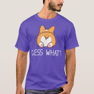 T-shirt Devinez ce Corgi Butt Funny Welsh Corgis Chien Cos