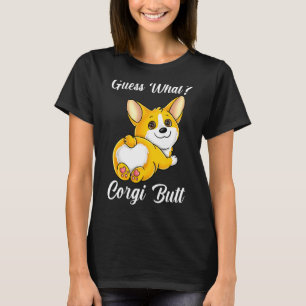 T-shirt Devinez chiot Corgi derrière Pembroke chien galloi