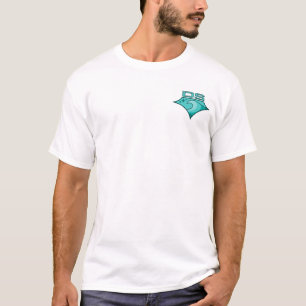 T-shirt Devinez le logo vert de glissière
