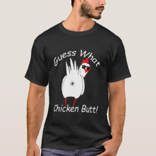 T-shirt Devinez quel animal Cul de poulet Adorables poulet