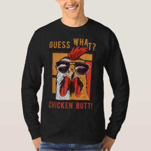 T-shirt Devinez Quel Beurre De Poulet ! Drôle PapaFrèresAm