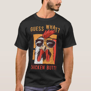 T-shirt Devinez Quel Beurre De Poulet ! Drôle PapaFrèresAm
