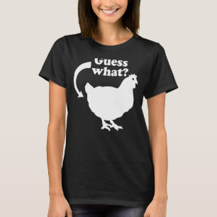 T-shirt Devinez quel bouton de poulet