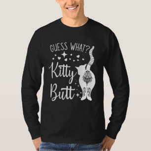 T-shirt Devinez quel Butt Mandala Chat Kitten Propriétaire