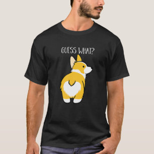 T-shirt Devinez Quel Corgi Fesses Chien Animal