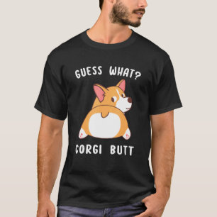 T-shirt Devinez Quel Cul De Corgi Cadeau De Corgi Pun