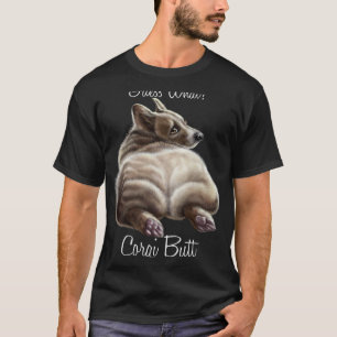 T-shirt Devinez Quel cul de corgi Chien Corgi