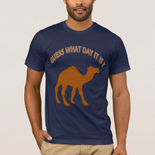 T-shirt Devinez quel jour c'est - Camel de la Fête de la H