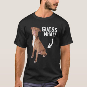 T-shirt Devinez Quel Pitbull Butt ! Amant propriétaire de