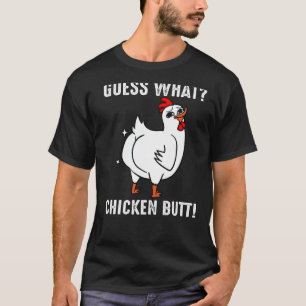 T-shirt Devinez quel poulet au poulet