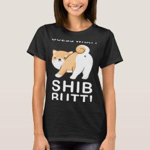 T-shirt Devinez quel Shib Butt Shiba Inu Token SHIB Crypto