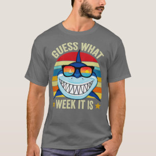 T-shirt Devinez quelle semaine c'est drôle Requin
