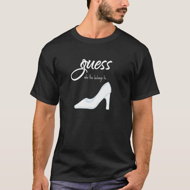 T-shirt Devinez qui appartient Princesse Cendrillon Cendri (Devant)