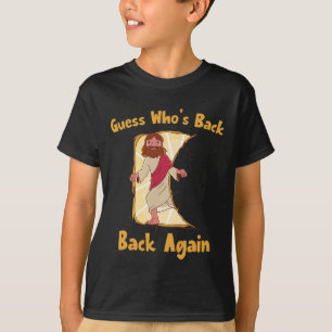 T-shirt Devinez qui est de retour de nouveau heureux Pâque