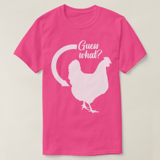T-shirt Devinez quoi (Design devant)