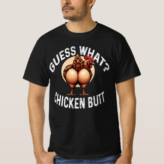 T-shirt Devinez Quoi ? Beurre De Poulet ! - Jeu de volaill
