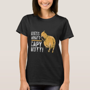 T-shirt Devinez quoi Capy Butt Capybara Capibara