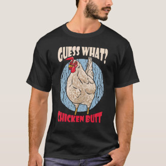 T-shirt Devinez quoi Cul de Poulet Rétro