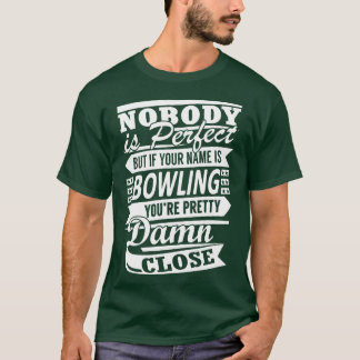 T-shirt Devis de Bowling