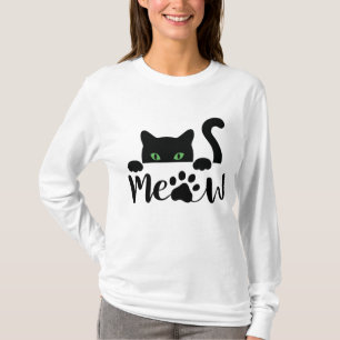 T-shirt Devis de chat Meow