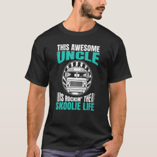 T-shirt Devis De Conversion De Bus Pour Un Skoolie Unc