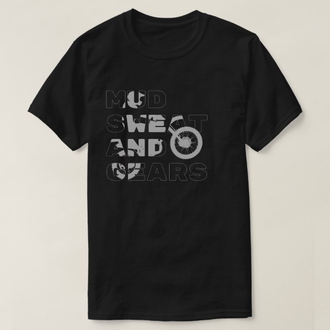T-shirt Devis de Dirt Biker (Design devant)