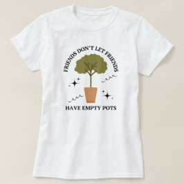 T-shirt Devis de pots de fleurs amusants | Jardin amusant