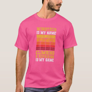 T-shirt Devis de turbine éolienne pour un technicien éolie