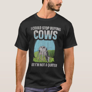 T-shirt Devis d'élevage de vaches laitières pour un nourri
