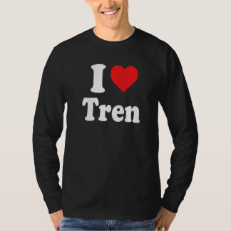 T-shirt devis d'entraînement I Love Tren Cool culturiste