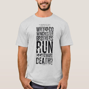 T-shirt Devis des frères Winchester surnaturels