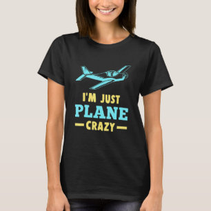T-shirt Devis d'Humour de l'avion de l'aviation - pilote