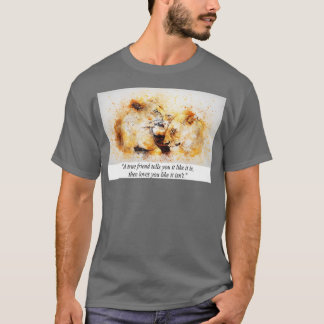 T-shirt Devis du meilleur ami Lions