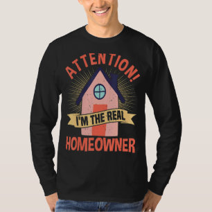 T-shirt Devis du propriétaire Acheteur immobilier Nouvel