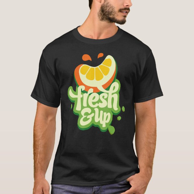 T-shirt Devis frais et frais (Devant)