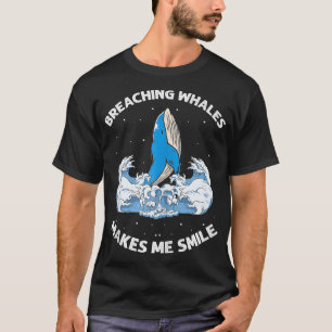 T-shirt Devis pour baleines bleues et baleines de Beulaga