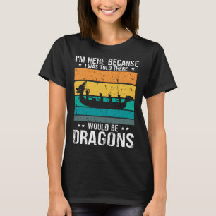 T-shirt Devis pour dragonnier Bateau Dragon et Dragonboat