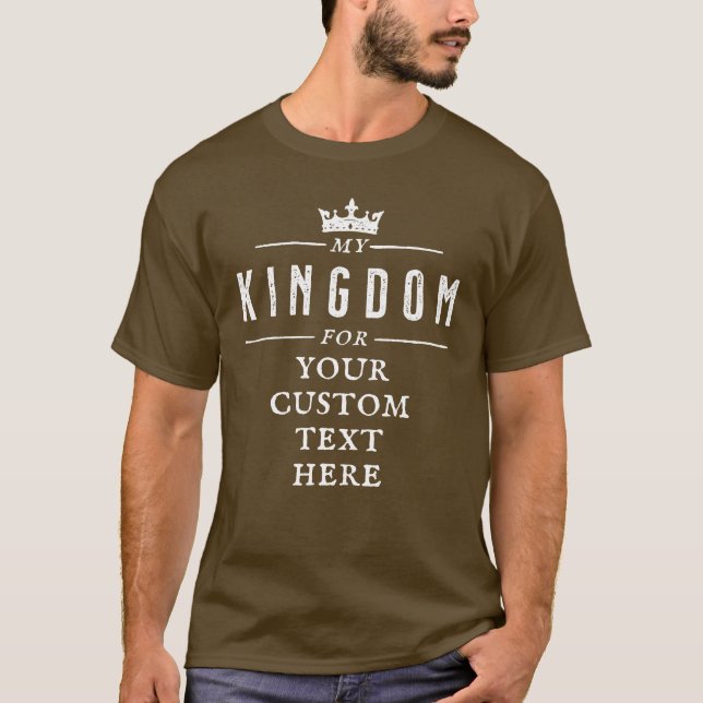T-shirt Devis Shakespeare personnalisé (Devant)