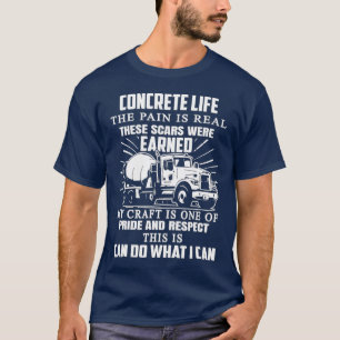 T-shirt Devis sur la durée de vie du béton de constructi