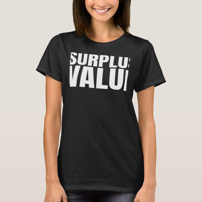 T-shirt Devis sur la valeur excédentaire du soutien syndic (Devant)