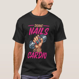 T-shirt Devis Technicien Ongles Uniforme Vernis à Ongles F