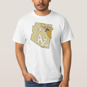 T-shirt Devise d'art de bande dessinée de carte de