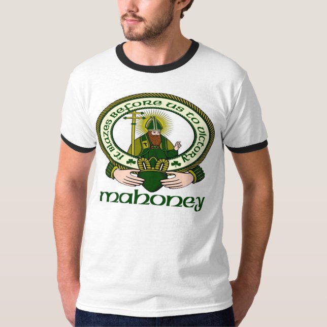 T-shirt Devise de clan de Mahoney (Devant)