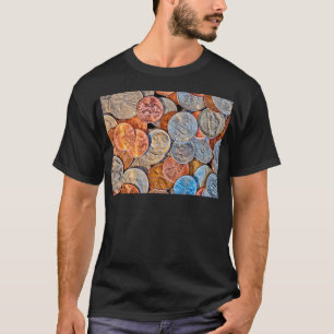 T-shirt Devise de pièce