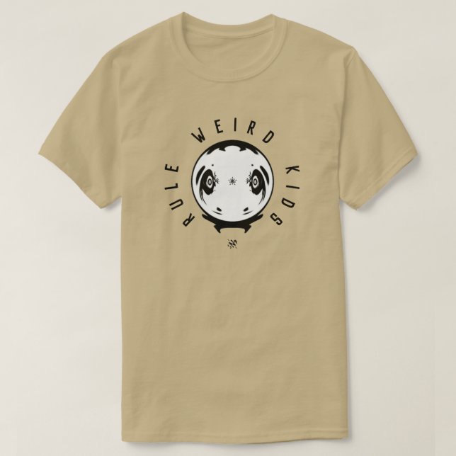 T-shirt Devise d'étrangeté (règle des enfants bizarres) v3 (Design devant)