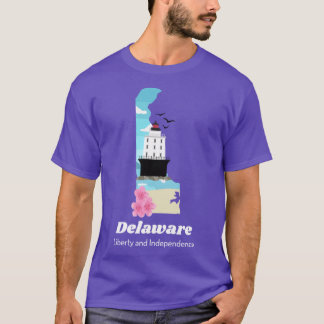 T-shirt Devise du fier État du Delaware Liberté et indépen