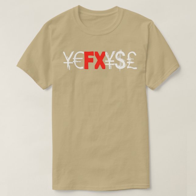 T-shirt devises Forex FX (Design devant)