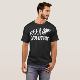 T-shirt d'évolution de Snowmobiler