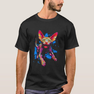 T-shirt Devon Rex Cat